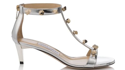 The Lamba 50 - New midi length (50 mm) heels from Jimmy Choo. Courtesy Jimmy Choo