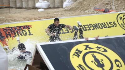 The Blackness Mosnter at Tough Mudder. Courtesy Plus 1 Comms Dubai