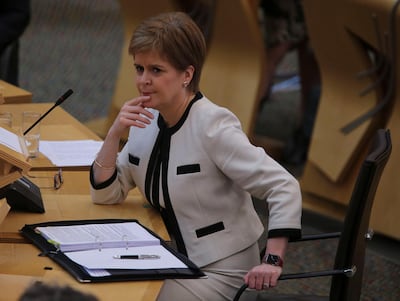 Scotland First Minister Nicola Sturgeon rejected Alex Salmond's claims as conspiracy theories. Getty