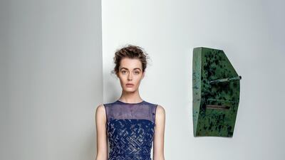 A look from Rami Al Ali's autumn/winter 2018-19 womenswear collection 