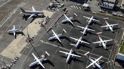 Planes are parked on the tarmac at Sydney Airport. Getty Images