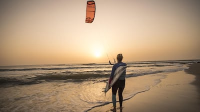 The city has ideal conditions for kitesurfers year-round, but optimum months are between April to September, with the highest winds in July and August. AFP