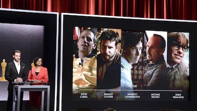 In this year’s Oscars, all 20 of the acting nominees are white – an issue that has led to the hashtag #OscarsSoWhite trending on Twitter. Dan Steinberg / Invision / AP Photo