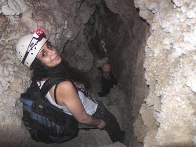 For fossil hunters like Al-Shamahi, the many perils – the minefields, sheer cliff faces and deep caves, the warlords, drug gangs and pirates – come with the hostile territory. Courtesy Ella Al-Shamahi