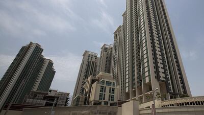 The Marina Square area of Reem Island. Sammy Dallal / The National