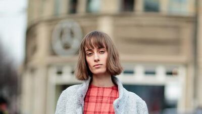 Julia, wearing Kacosta. Joern Pollex / Getty Images for IMG