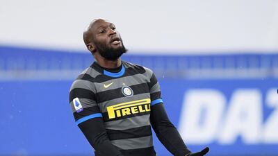 Inter striker Romelu Lukaku. Reuters