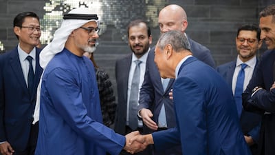 Sheikh Khaled toured GlobalFoundries, a leading semiconductor manufacturing company. The company us majority-owned by Abu Dhabi's Mubadala Investment Company. Wam