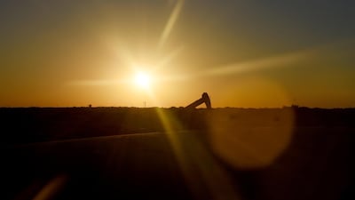 An oil rig in Monahans, Texas. Prices are falling as output is ramped up. Bloomberg