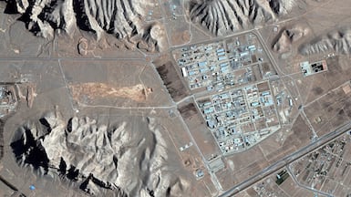 A satellite view of Isfahan nuclear complex in Iran. Reuters