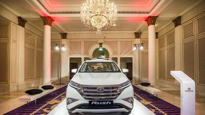 The new Toyota Rush was launched at Palazzo Versace. Leslie Pableo for The National