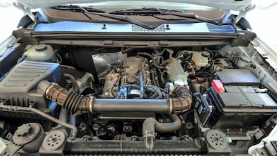 The T60 is powered by a 2.4-litre engine. Victor Besa / The National