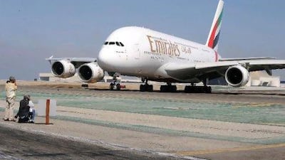 By 2015 Emirates will have 60 A380s in operation. Robyn Beck / AFP
