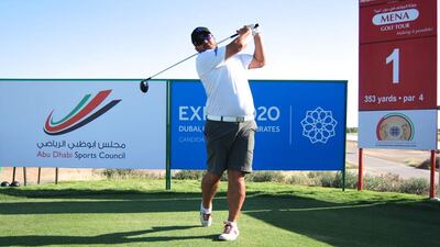 Faycal Serghini of Morocco fired another 65 to take command after two rounds of the Mena Tour Championship. Courtesy Mena Tour
