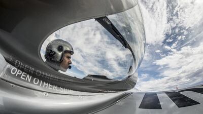 Hannes Arch, the former Red Bull Air Race world champion. Arch trains four times a week, in the form of ski touring, cycling and ice climbing, near his home city of Salzburg. Predrag Vuckovic / Red Bull Content Pool