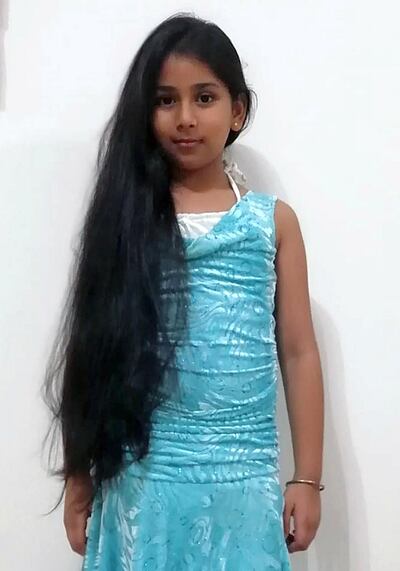 Mishika Jain was nicknamed Rapunzel by school riends due to her long hair.