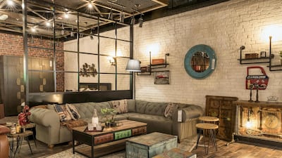 Autumnal styling at The Home’s store on Umm Suqeim Street in Al Barsha, Dubai. Antonie Robertson / The National