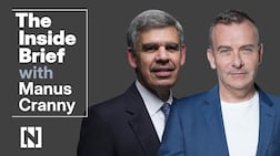 Mohamed El-Erian with Manus Cranny