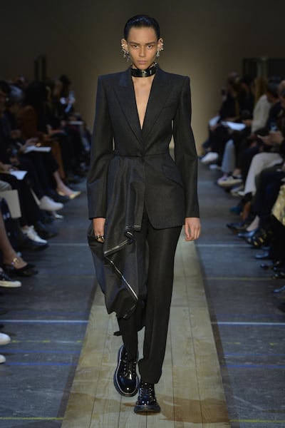 Look 1 from Sarah Burton's autumn/winter 2019 collection. Courtesy Alexander McQueen