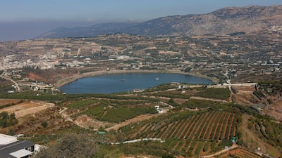 Apple and cherry orchards on the Israeli side of the frontier in the Golan Heights, just a few kilometres away from the Syrian village of Jabata Al Khashab. AFP