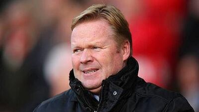 Ronald Koeman manager of Southampton looks on during their Premier League match against Everton at St Mary's Stadium on December 20, 2014 in Southampton, England. (Photo by Bryn Lennon/Getty Images)