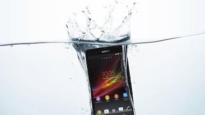 The Sony Xperia Z smartphone. Courtesy Sony Mobile