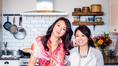 Amy, left and Julie Zhang. Photo by Paul Winch-Furness