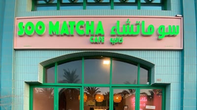 Soo Matcha, the colourful little matcha cafe in Abu Dhabi, opened in February 2020. All photos: Soo Matcha