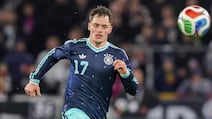 Germany attacker Florian Wirtz has yet to hit top form for club side Liverpool after moving from Bayer Leverkusen last summer. Getty Images