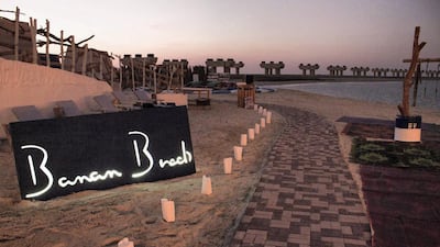The Banan Beach resort sits on the waterfront in Jebel Ali, right near the base of the Palm Jebel Ali. Supplied