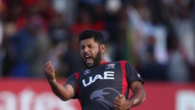 Mohammed Naveed excelled against Zimbabwe with three wickets but his chances to continue showcasing his talent will be limited. Courtesy ICC