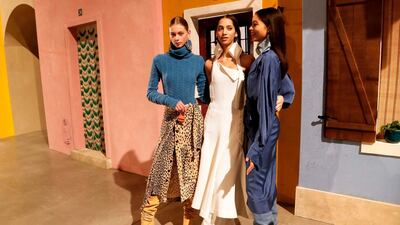 The Jacquemus autumn/winter show in Paris on February 25, 2019. AFP