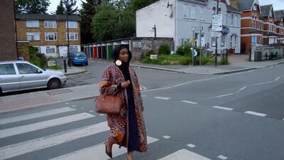 Journalist Adama Juldeh Munu is featured in HIJABI, a new documentary about the lives of five Muslim women in Britain. Film still. Photo: Samir Mehanovic