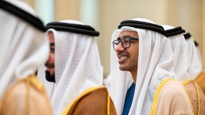 The event was attended by senior officials including Sheikh Abdullah bin Zayed, Deputy Prime Minister and Minister of Foreign Affairs, and Sheikh Saif bin Zayed, Deputy Prime Minister and Minister of the Interior