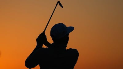 ABU DHABI, UNITED ARAB EMIRATES - JANUARY 21: Rickie Fowler of the United States watches a shot on the practice ground during the first round of the Abu Dhabi HSBC Golf Championship at the Abu Dhabi Golf Club on January 21, 2016 in Abu Dhabi, United Arab Emirates. (Photo by Scott Halleran/Getty Images)