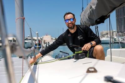 Sailing instructor Yury Troshin