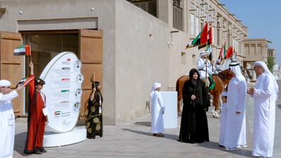 Sheikh Maktoum said the nation's could draw inspiration from 'spirit of determination and resilience' of the nation's ancestors. Photo: @DXBMediaOffice X / formerly Twitter