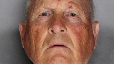 DeAngelo had been arrested on suspicion of committing four killings in Sacramento and Ventura counties and charged with two counts of murder in the Ventura case. Sacramento County Sheriff's Department/Handout via REUTERS ATTENTION EDITORS - THIS IMAGE WAS PROVIDED BY A THIRD PARTY. THIS PICTURE WAS PROCESSED BY REUTERS TO ENHANCE QUALITY. AN UNPROCESSED VERSION HAS BEEN PROVIDED SEPARATELY