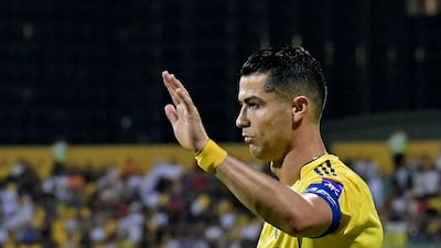Al Nassr star Cristiano Ronaldo during the AFC Champions League Two semi-final against Al Ahli at the Zabeel Stadium in Dubai. Reuters