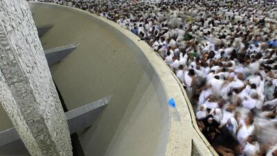 The period during which pilgrims can perform the Jamarat ritual will be reduced by 12 hours over the course of three days. Hassan Ammar / AP Photo