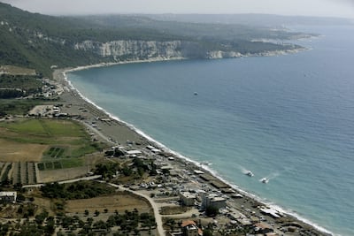 The seaside city of Latakia near Kassab in Syria. AFP