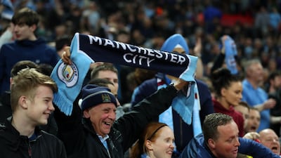 Manchester City supporters will be cheering their team on during the Champions Cup. Catherine Ivill / Getty Images