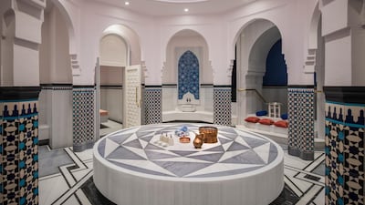 The Ottoman-style hammam. Rixos Saadiyat Island