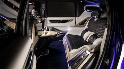 Rear-seat occupants sit well back behind the door for privacy.