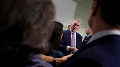 US Speaker of the House Kevin McCarthy. AFP