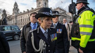 London police chief Cressida Dick has defended the use of facial recognition cameras to fight crime. Getty Images