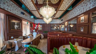 Italian-Japanese fusion restaurant Osteria Funkcoolio is at the up-and-coming Port De La Mer in Dubai. Leslie Pableo for The National