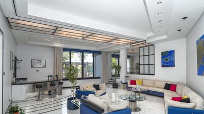 There's no shortage of seating areas.