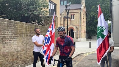 Eddie Lamaa's journey took 40 days. Courtesy Eddie Lamaa