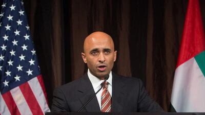 UAE ambassador to the US Yousef Al Otaiba said the Emirates' ambitions are 'truly out of this world'. Evelyn Hockstein / The National